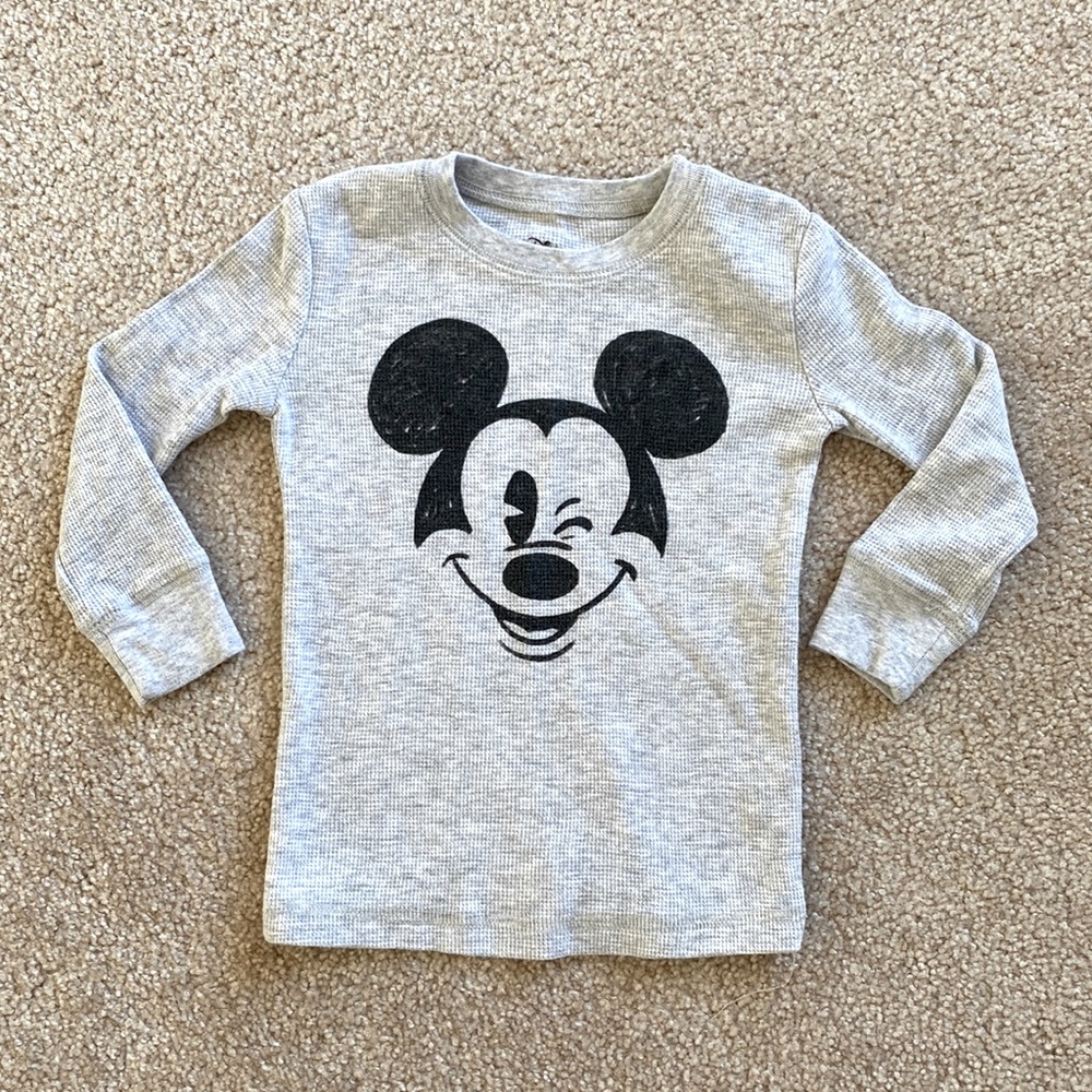 Disney Mickey Mouse thermal Toddler shirt